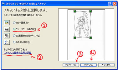 線画のスキャンから抽出まで Photoshopイラストメイキング