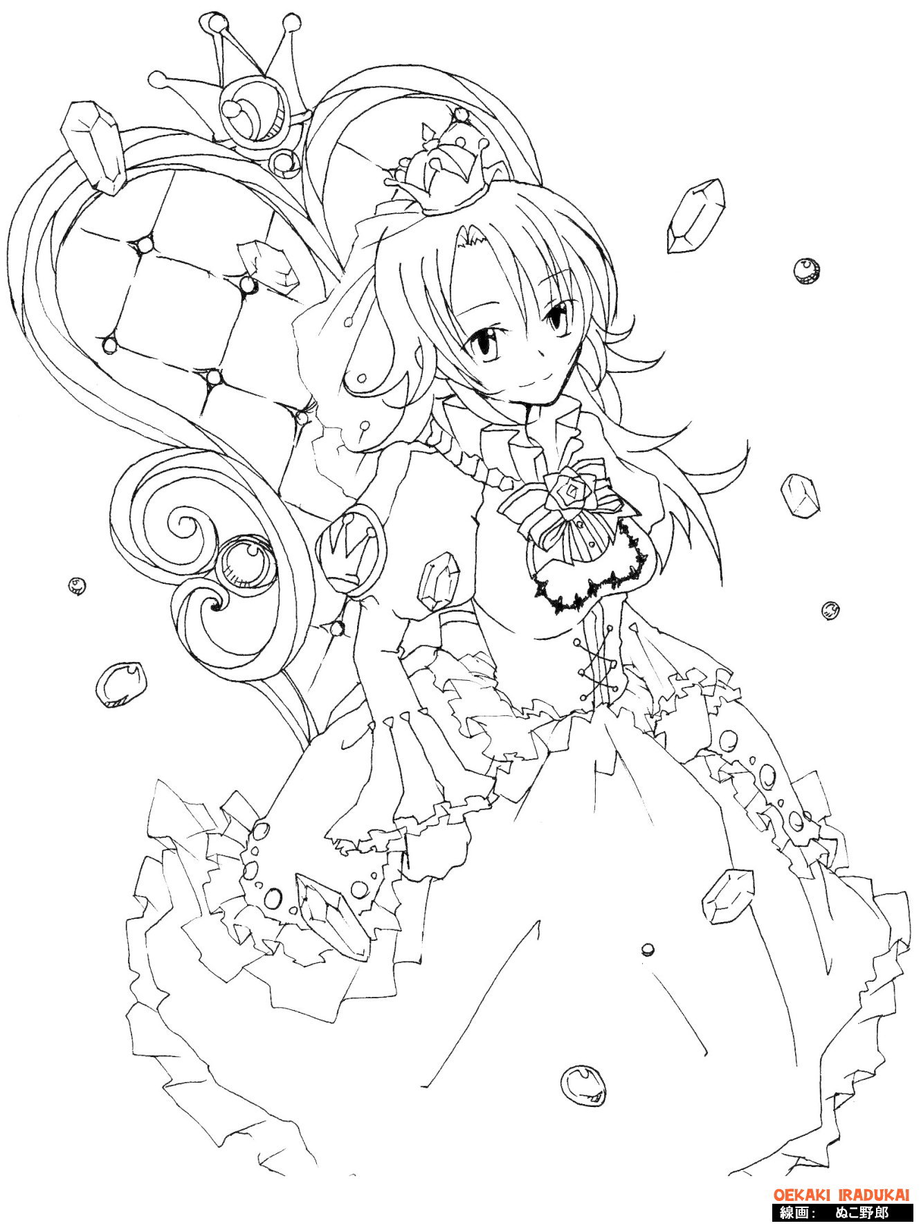 塗り絵プレート